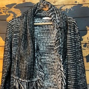 Chunky knit long sweater